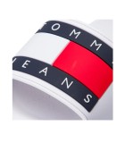 Tommy Jeans Παντόφλες Flag Pool Slide EN0EN00474 100 White Μόδα