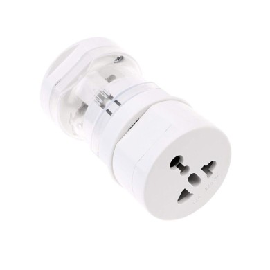 Andowl International All In One Ac Plug Adapter White