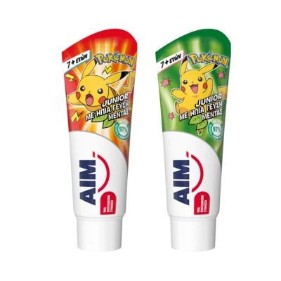 Aim Pokemon Junior 7-13 ετών Οδοντόκρεμα 75ml Υγεία & Ομορφιά