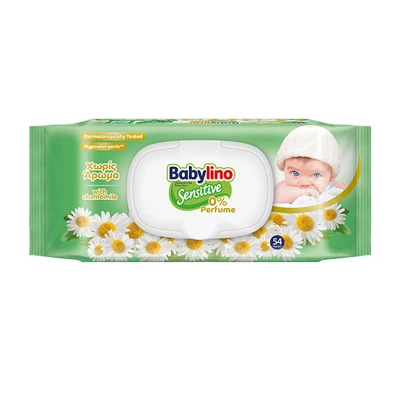 Babylino Sensitive Μωρομάντηλα χωρίς Άρωμα 54τμχ Βρεφικά Είδη