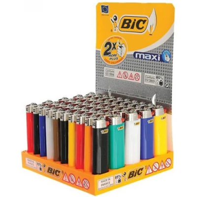 Bic Αναπτήρας Υγραερίου Maxi J26 50τμχ Cellar & Tobacco Products