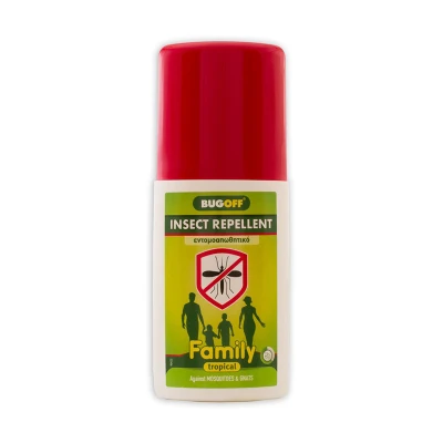 Bug Off Spray Τροπικό Οικογενειακό Εντομοαπωθητικό 100ml Health & Beauty