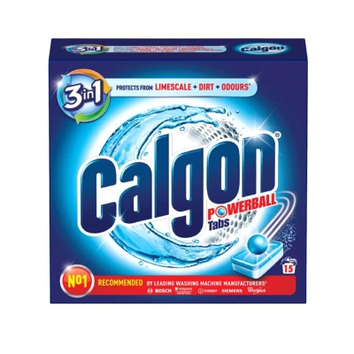 Calgon Powerball Fabric Softener Tablets 15 scoops Cleaning