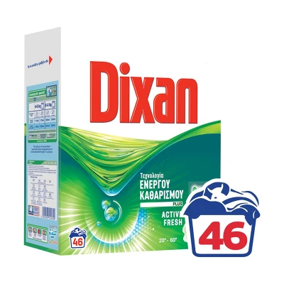 Dixan Deep Clean Powder Laundry Detergent with Spring Freshness 46 Measures Cleaning