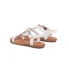Tommy Hilfiger Σανδάλια Feminine Leather Flat Sandal FW0FW04882 Ivory Μόδα