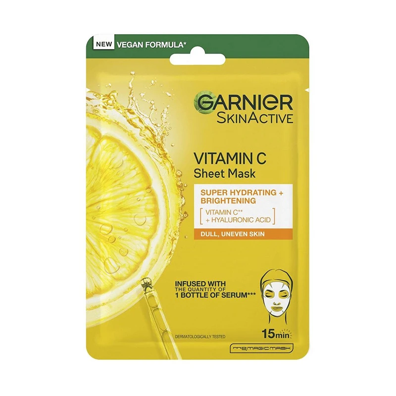 Garnier Vitamin C Sheet Mask 28gr Health & Beauty