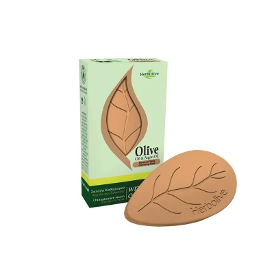 Herbolive Leaf Soap with Argan Oil 80gr Health & Beauty