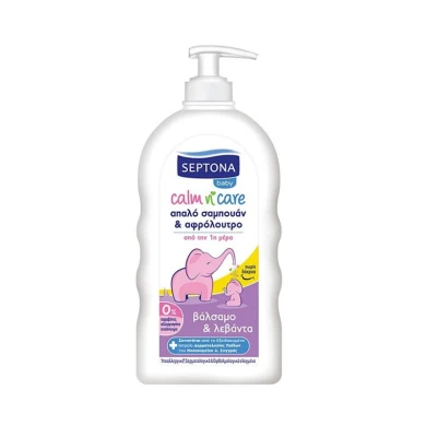 Septona Calm n' Care Baby Shampoo & Shower Gel with Balm & Lavender 500ml Baby Products