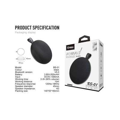 Ιnkax Bluetooth Ηχείο Round BS-01 Μαύρο Τεχνολογία
