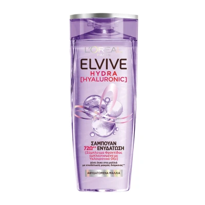 L'Oreal Elvive Hydra Hyaluronic Moisturizing Shampoo 400ml Health & Beauty