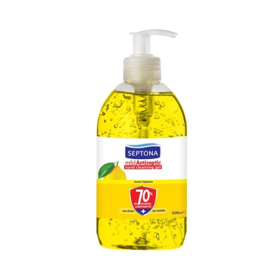 Septona Mild Antiseptic Hand Gel Lemon with 70% Ethyl Alcohol 500ml Health & Beauty