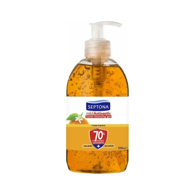 Septona Mild Antiseptic Hand Gel Orange with 70% Ethyl Alcohol 500ml Health & Beauty