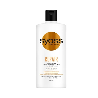 Syoss Repair Conditioner for Dry & Damaged Hair 440ml Health & Beauty